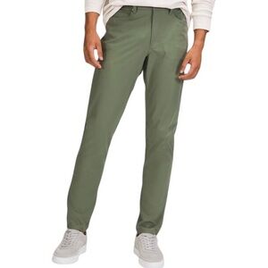 Lululemon ABC Pant Slim Warpstreme Green Travel Golf Casual Chino Men's Waist 33